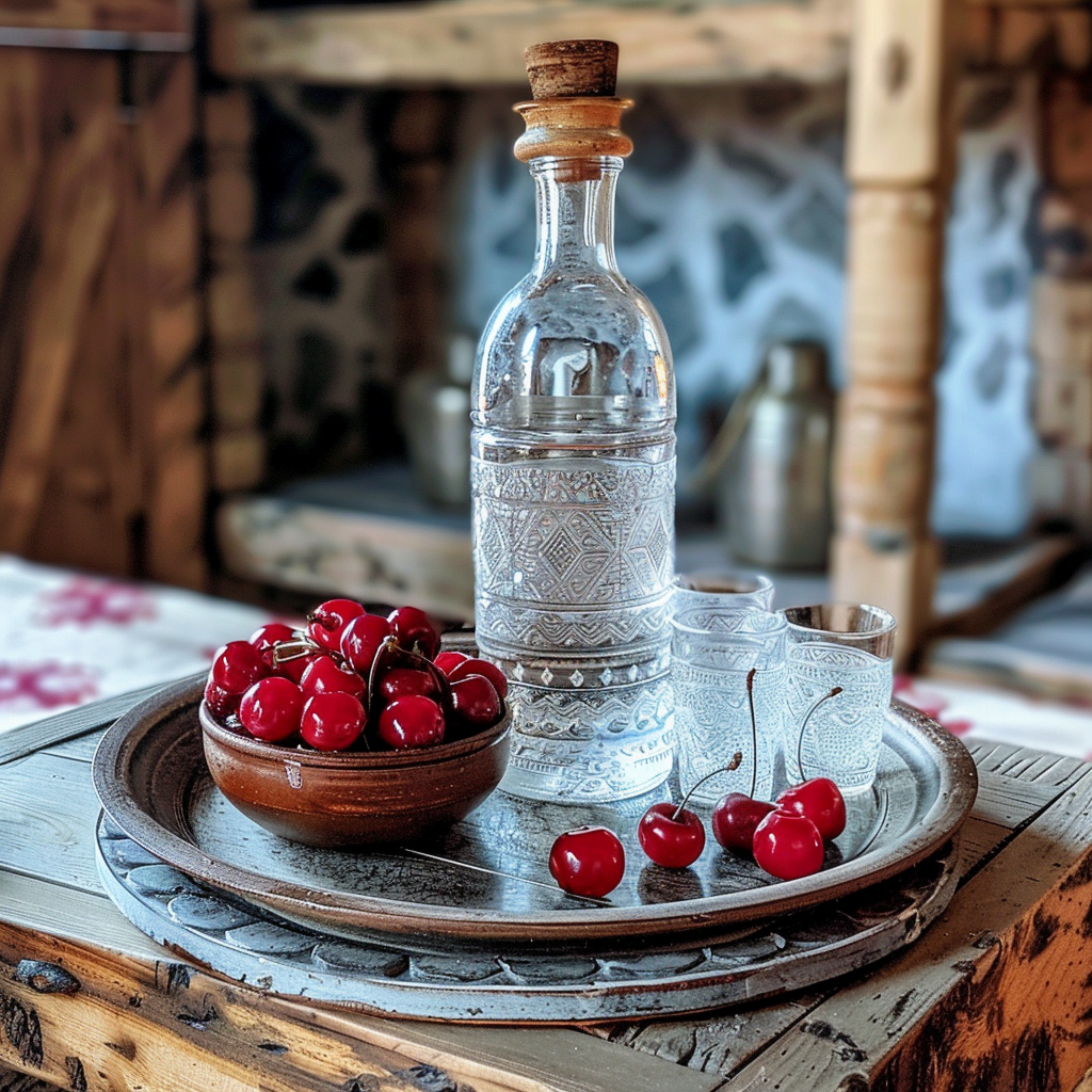 Cretan Raki or Tsikoudia