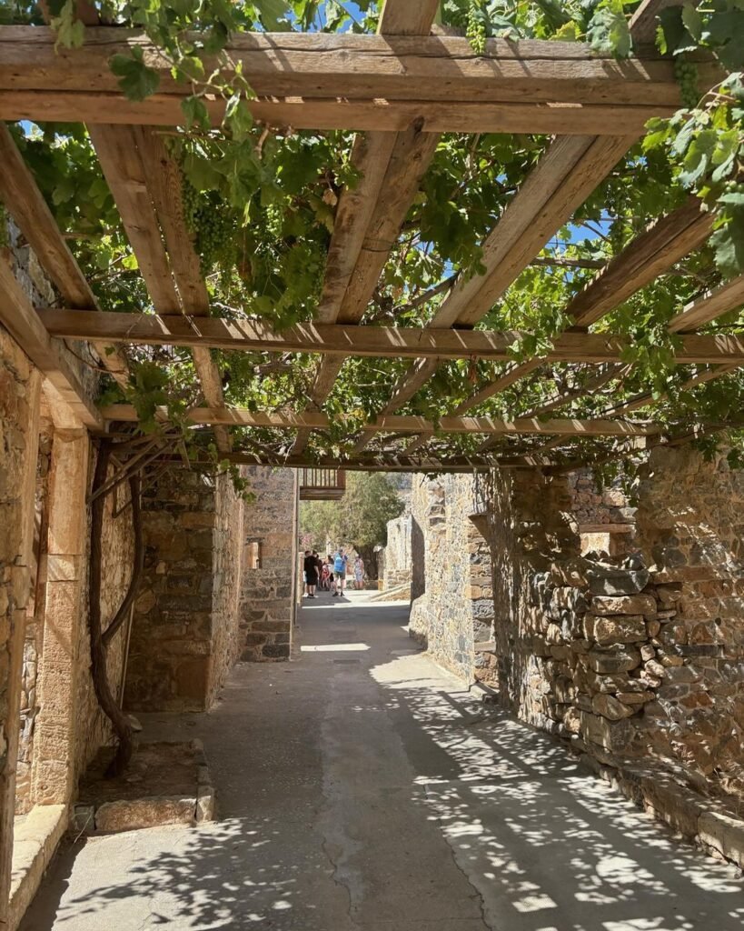 Boat trip to Spinalonga Island, Crete, Greece. 