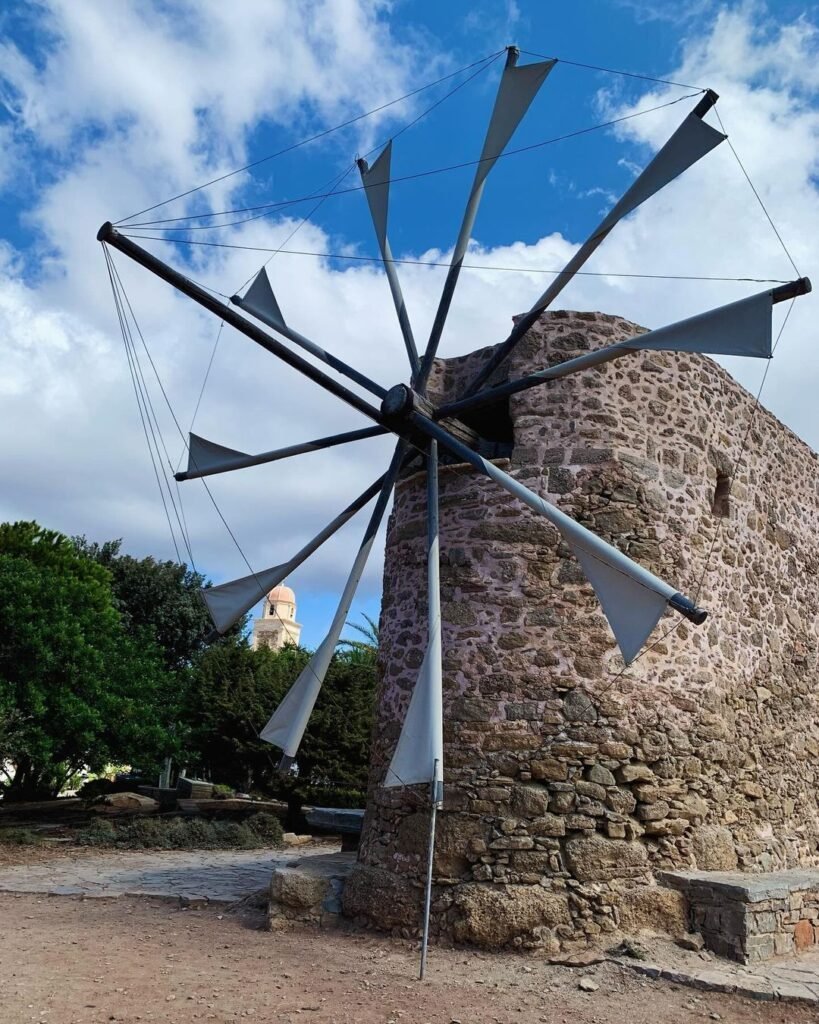 Traditional villages in Lasithi, Crete.