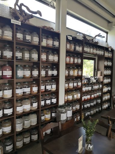 Cretan herbs and spices at Maravel Garden Shop, Spili, Rethymno.