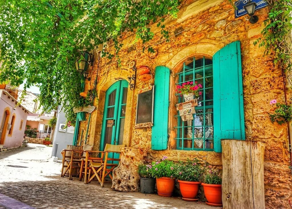 Odas Taverna, Malia Old Town, Crete. 