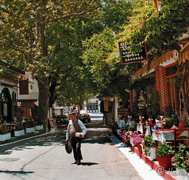 A traditional village in Lasithi: Psychro.