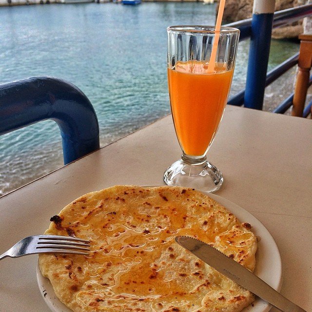 Sfakian pie, Sfakianopita, another traditional Cretan dessert. 