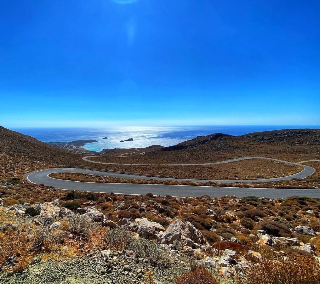 Driving in South-East Crete. 