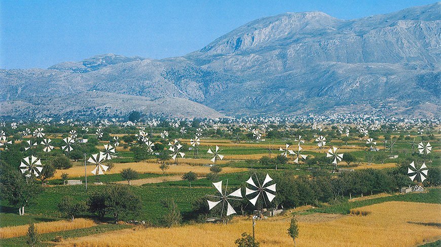 the windmills of the Lasithi Plateau