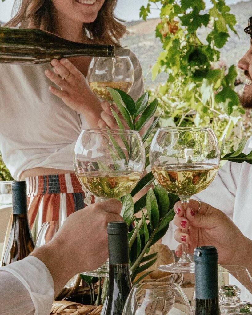 Wine tasting in Crete.