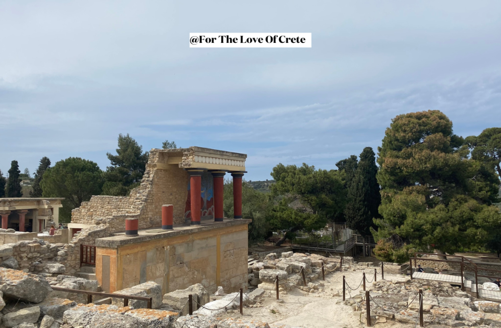 Knossos Palace in Crete, Greece.