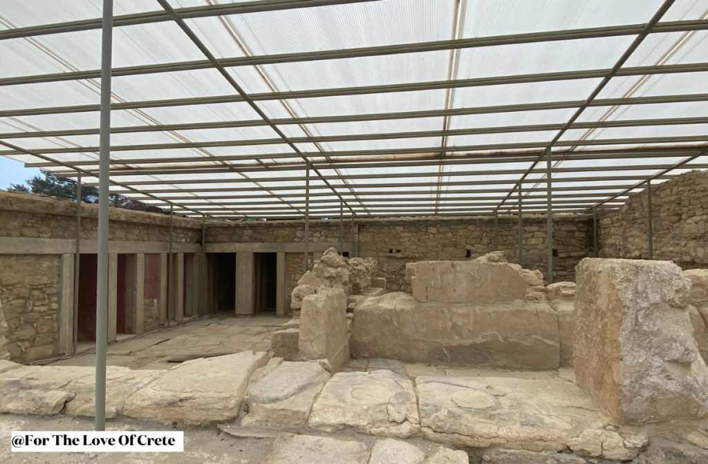 Conservation works at Knossos Palace