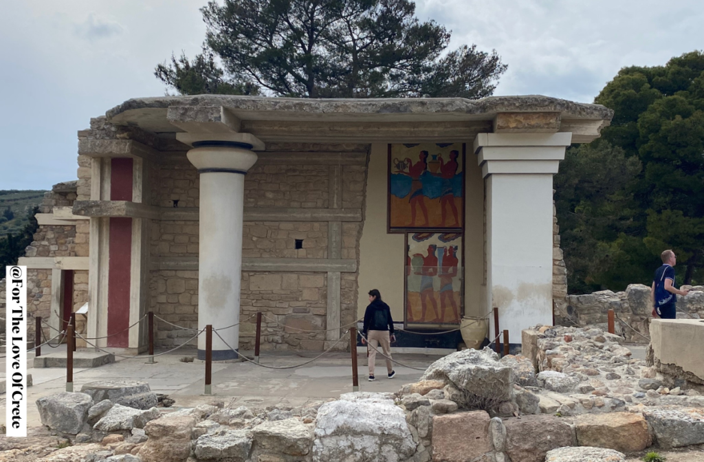 Knossos Palace in Crete, Greece