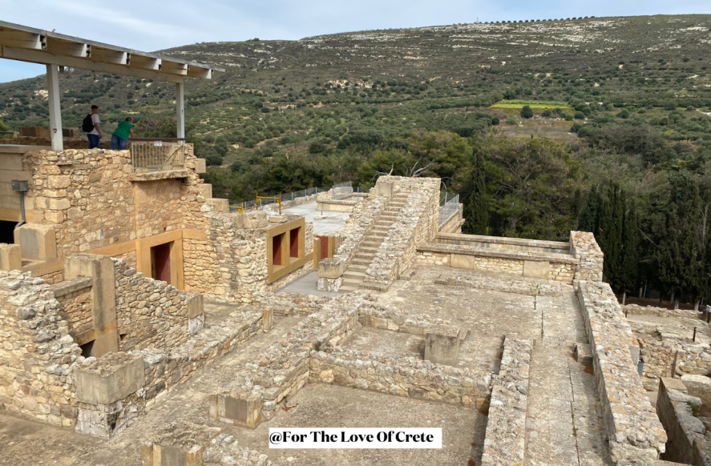 The Ancient Palace of Knossos in Crete, Greece.