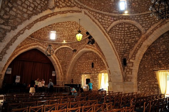 An inside glimpse of the historic Neratze Mosque in Rethymnon, Crete, Greece.