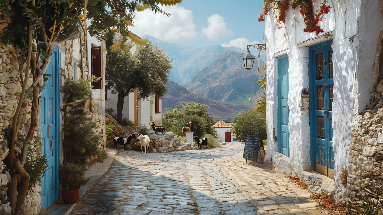 Mountain villages in Crete