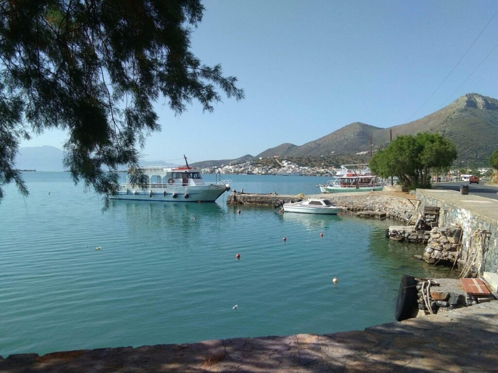 Strolling along the scenic path to Elounda