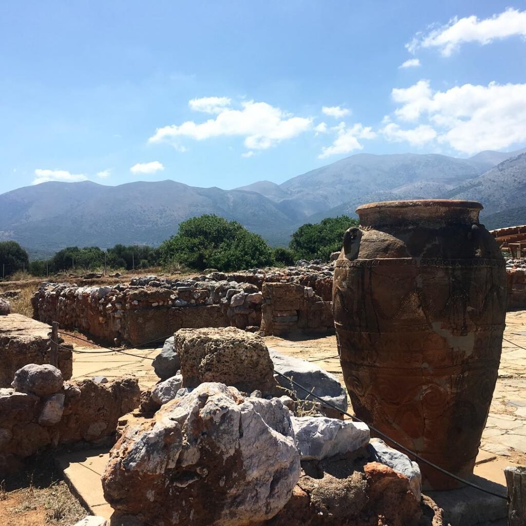 Minoan Palace of Malia, Crete, Greece. 