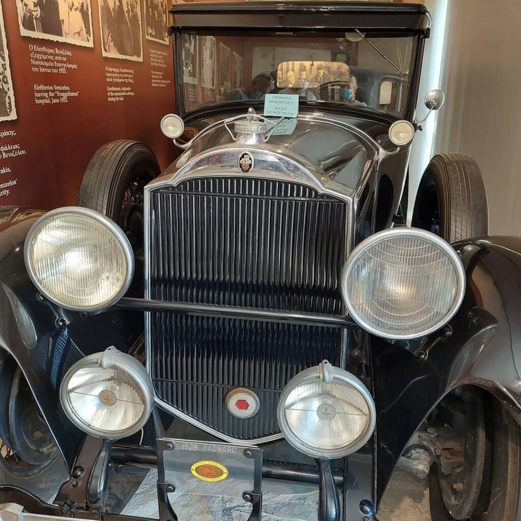 Venizelos's bulletproof car. 