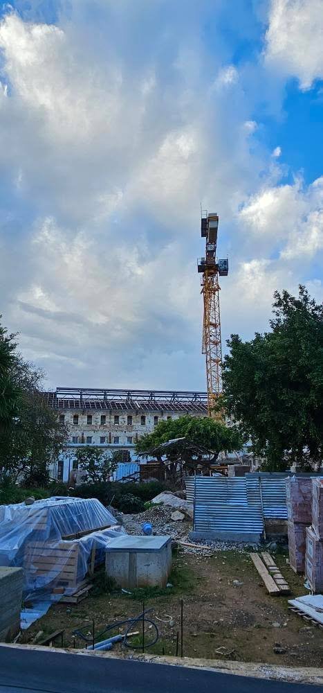 Work in progress at the Municipal Market of Chania (Agora)