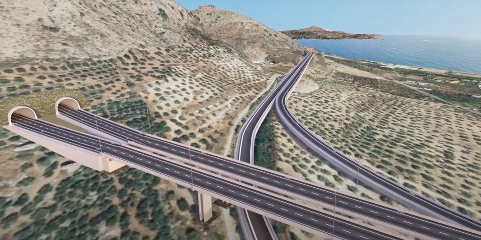 northern highway Chania to Sitia BOAK project