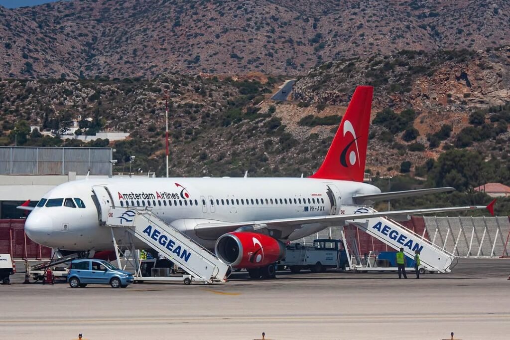 Amsterdam Airlines at Chania International Airport.