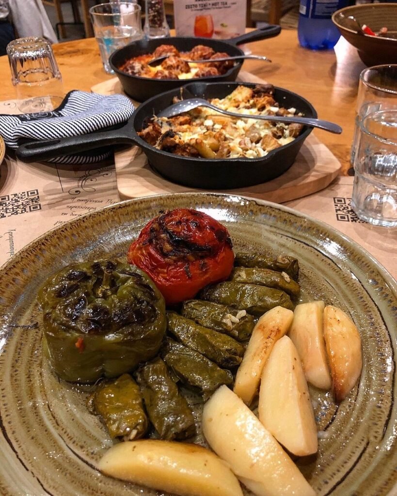 A feast for all the senses at Petousis Restaurant in Ammoudara, Heraklion. Just a short walk from the beach, this spot serves up traditional Cretan flavors with warm hospitality and dishes made to share. 
