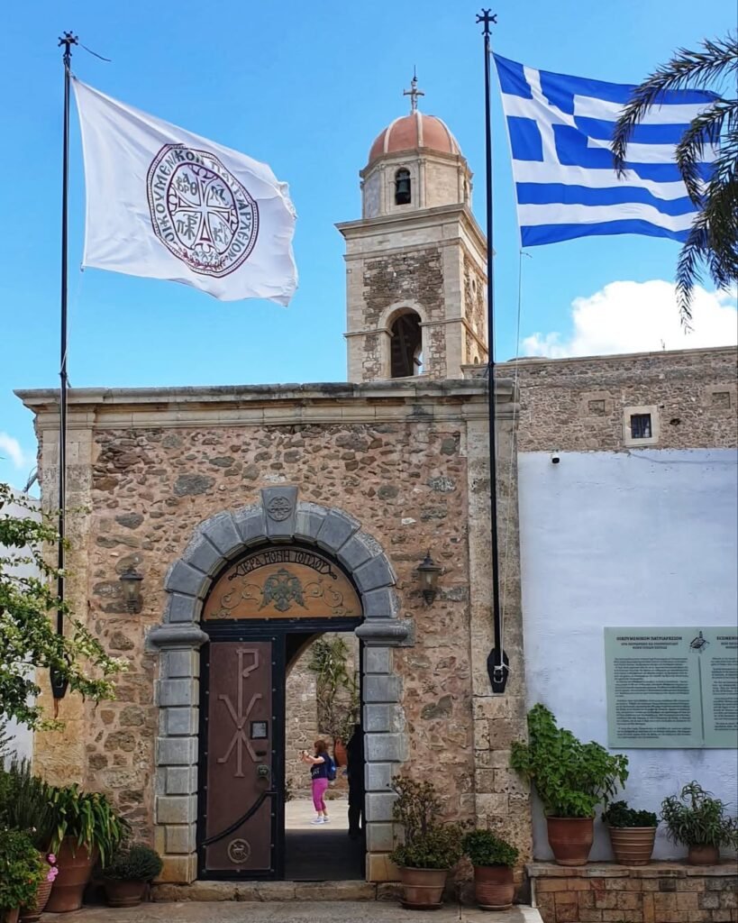 Toplou Monastery stands proudly in eastern Crete, with its fortified stone walls, historic bell tower, and deep spiritual roots dating back to the 15th century. A fascinating cultural stop as you explore the region. 
