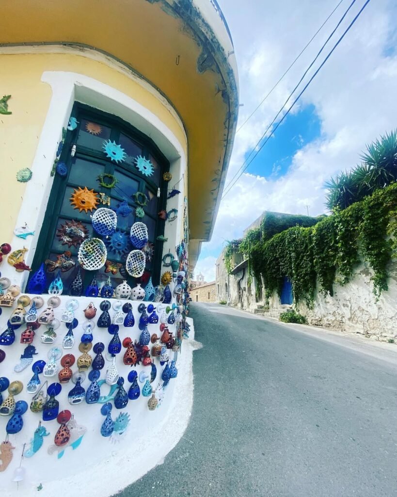 Immerse yourself in the vibrant world of Cretan ceramics in the charming town of Margarites.