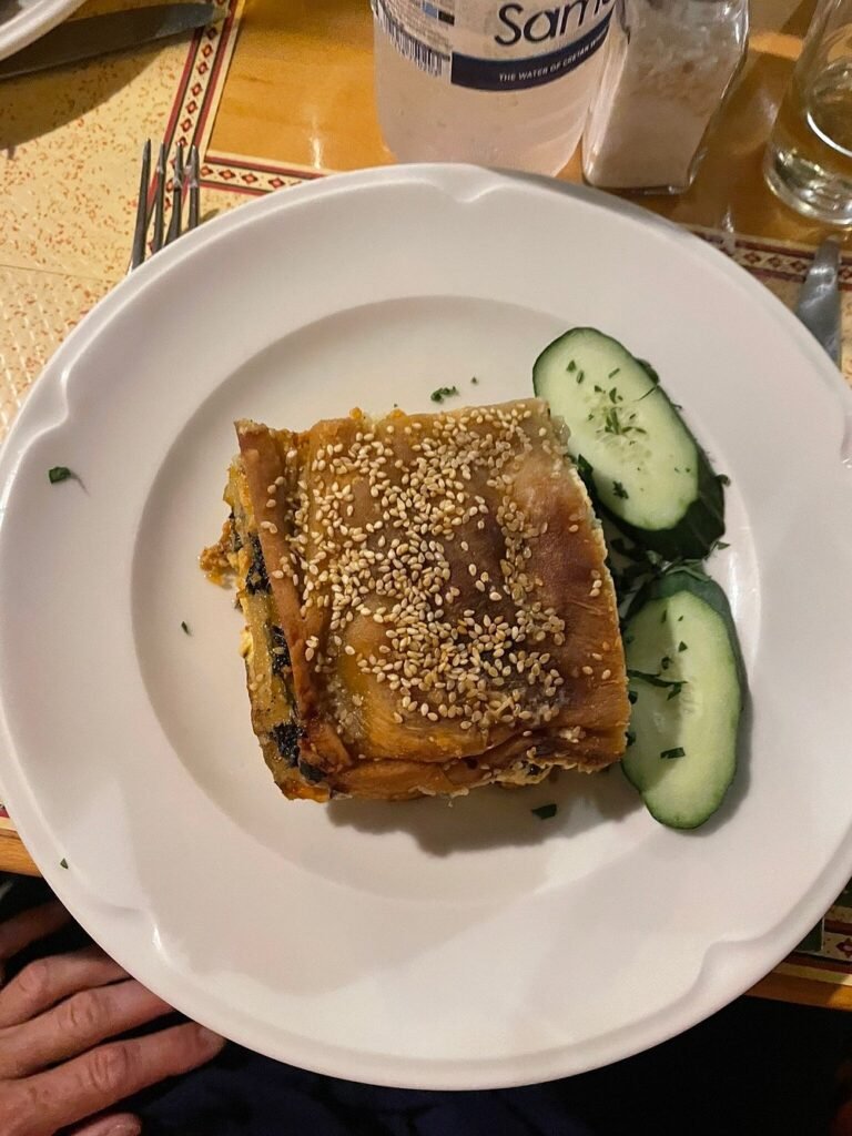 Their Cretan boureki is a crowd favorite—comforting, cheesy, and rich in village tradition. A must-try dish at To Xani.