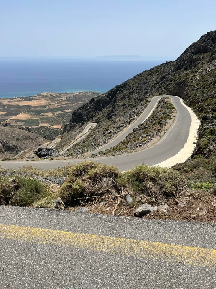 Cretan mountain roads: where every turn is an adventure and the views make your heart race for all the right reasons. Take it slow, respect the curves, and enjoy the ride.